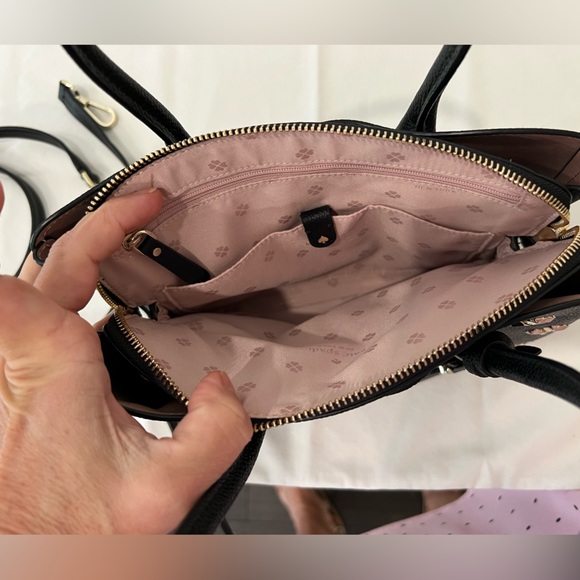 NWT Kate Spade New York “Margaux Spade Stud Medium Satchel” +dust/storage bag - Picture 13 of 16